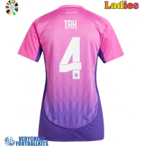 Germany Jonathan Tah #4 Replica Away Shirt Ladies Euro 2024 Short Sleeve